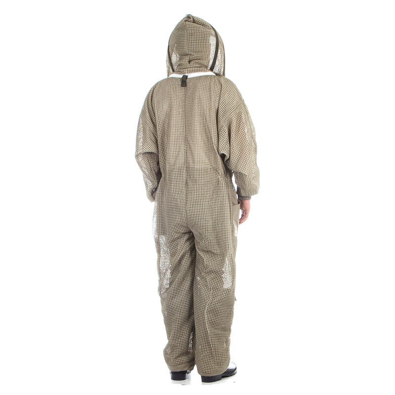 Ventilated Beekeeping Suit - Olive Green - 3 Layer Suit