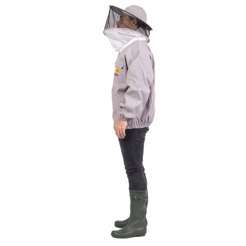 Beekeeping Jacket Hat Style - Roman Grey