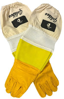 Premium Gold Leather Beekeeping Gloves
