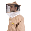 Cappuccino Beekeeping Jacket - Hat Style