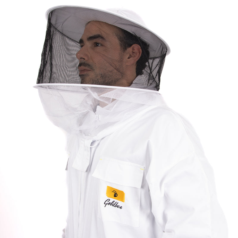 Bee Suit Hat Style - Pearl White