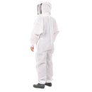 Ventilated Beekeeping Suit - Pure White - 3 Layer Suit
